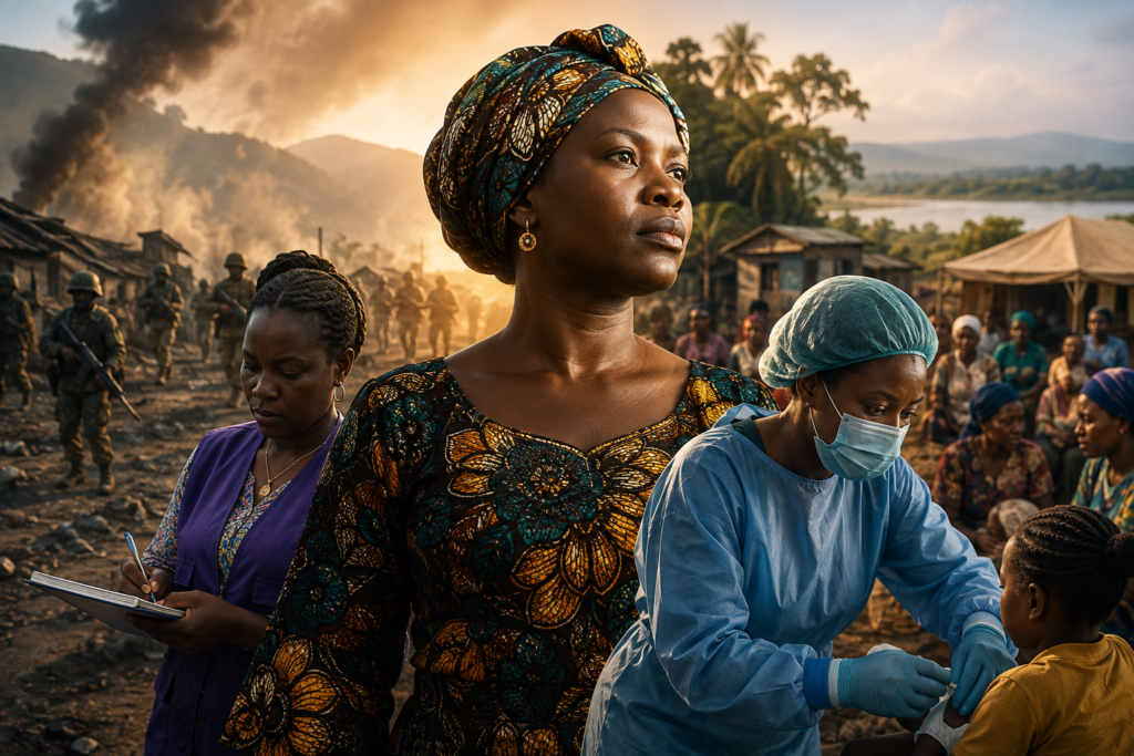Face aux armes à Goma et aux alertes sanitaires à Bunia : le bouclier silencieux des organisations féminines